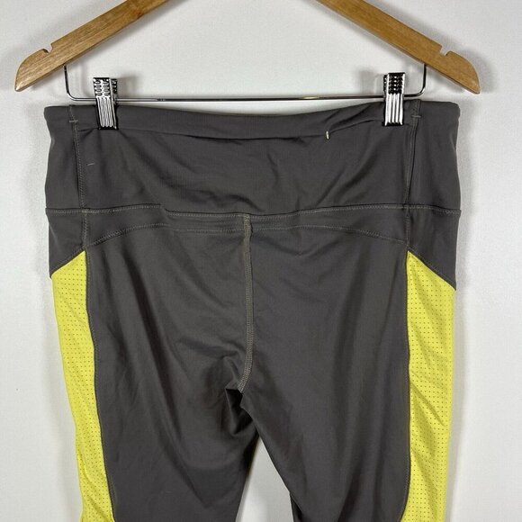 VSX Sport Knockout Tight Full Length Neon Mesh Panel Leggings Size L Athletic - Picture 6 of 9